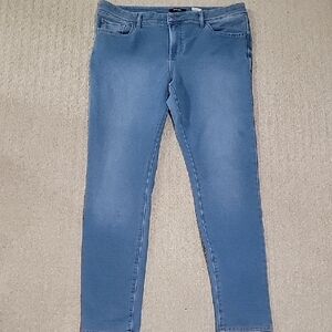 🏷️Kensie Faded Size 14 Women's Blue Jeans W17 L 39 BR 14 INSEAM 28